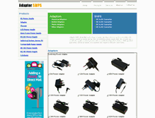 Tablet Screenshot of adaptersmps.com